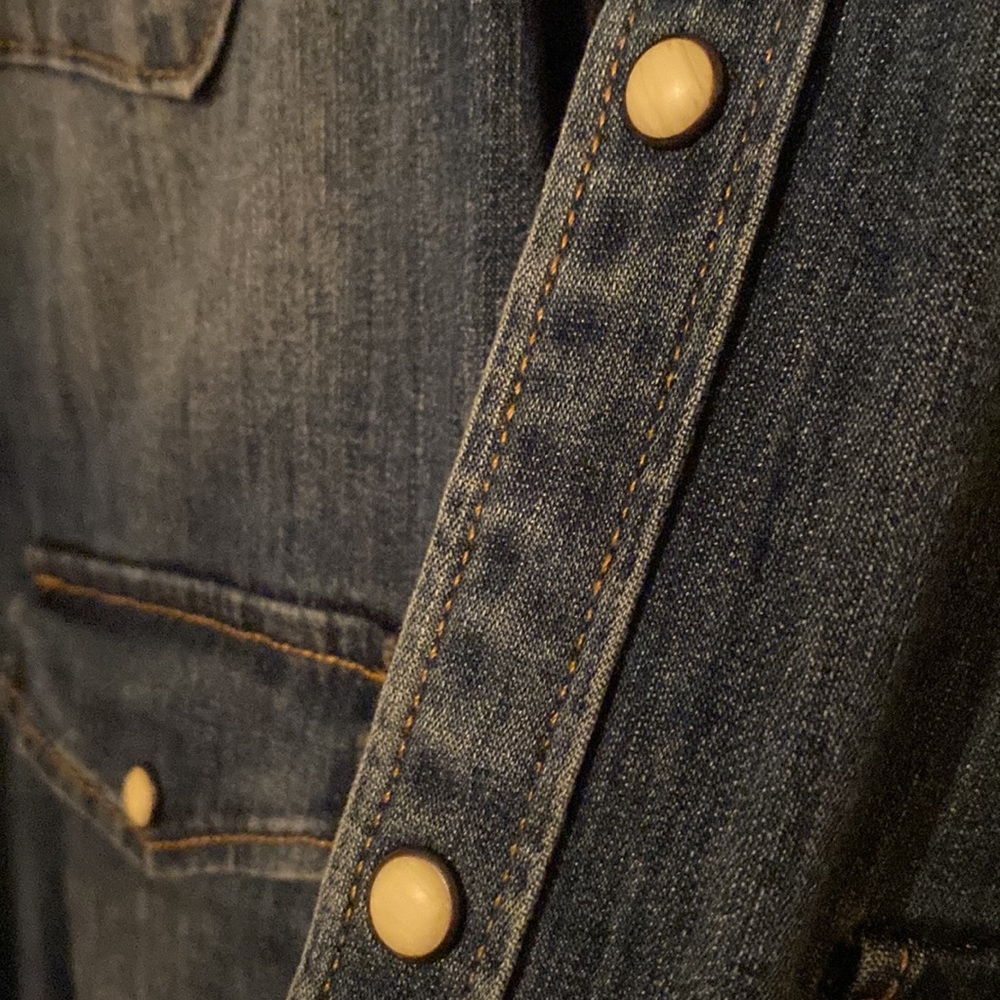 Paisley & Gray XL Slim-Fit Casual Dress Shirt Pearl Snap - Picture 5 of 6